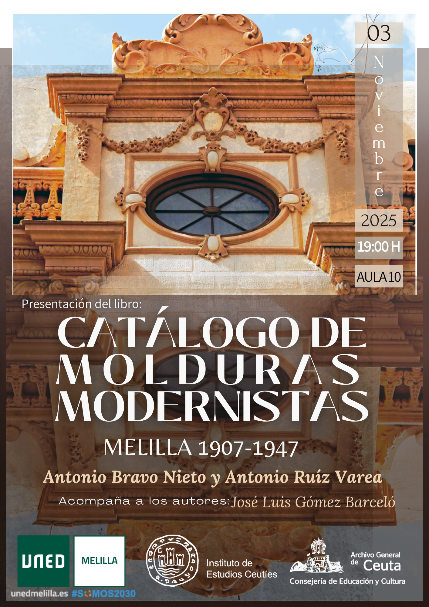 Presentación del libro “Catálogo de molduras modernistas,…