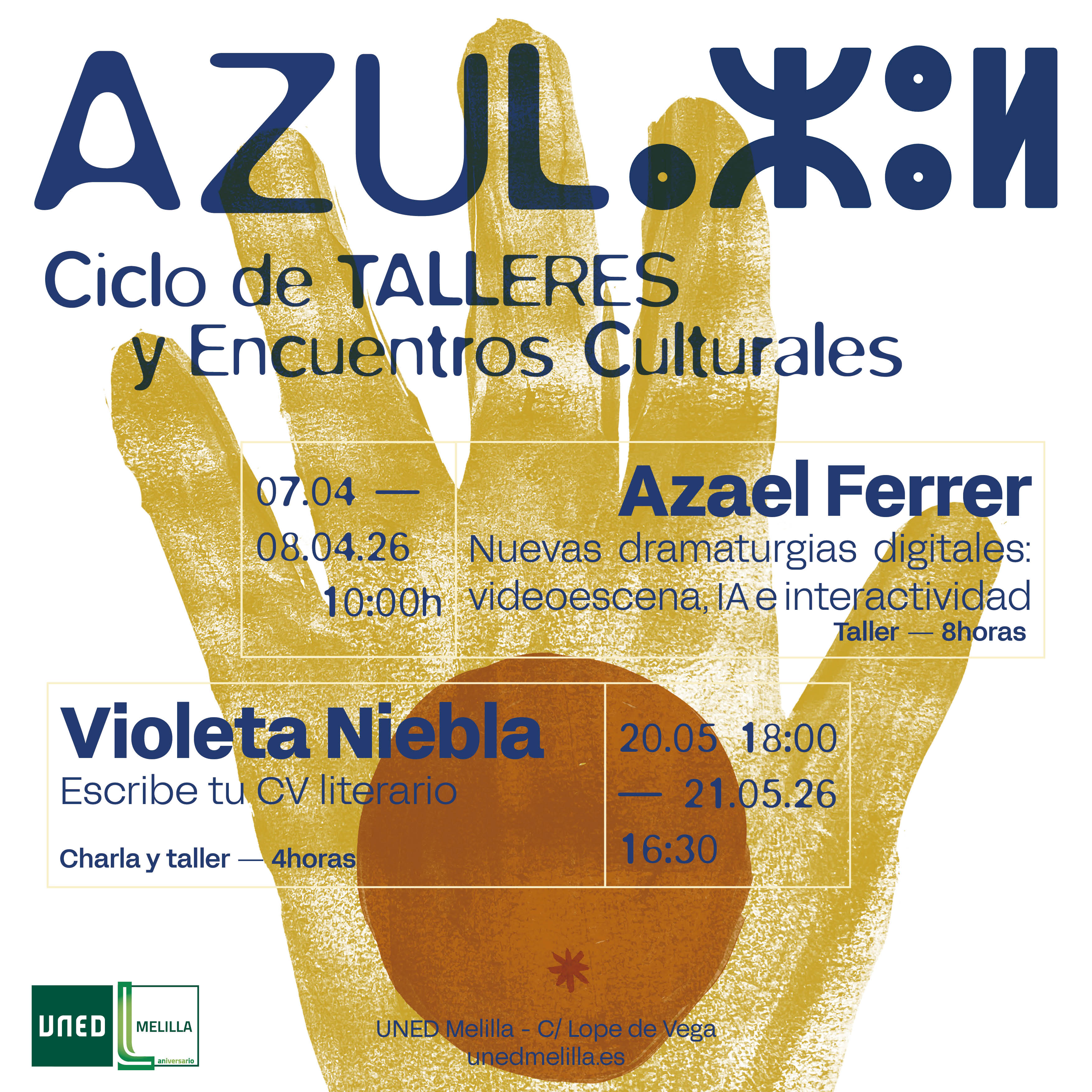 Azul — ⴰⵣⵓⵍ : Ciclo de Encuentros Culturales…